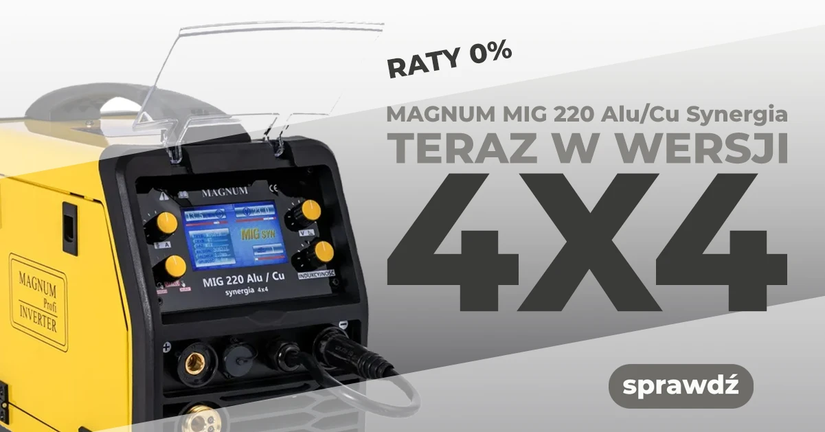 Magnum MIG 220 Alu/Cu Synergia 4x4